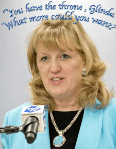 You have no power here! Begone, before somebody drops a house on you, too! 