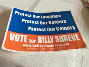 From the Republican tent at the fair.