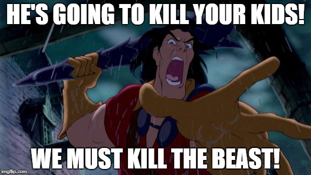 Who exactly is the beast in this scenario Gaston?