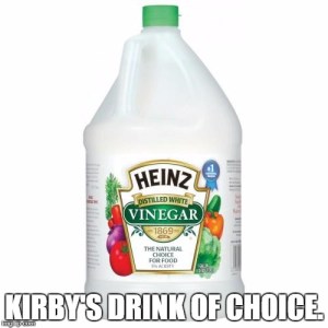 Kirby is allergic to the honey!