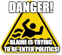 More delusional than dangerous really.