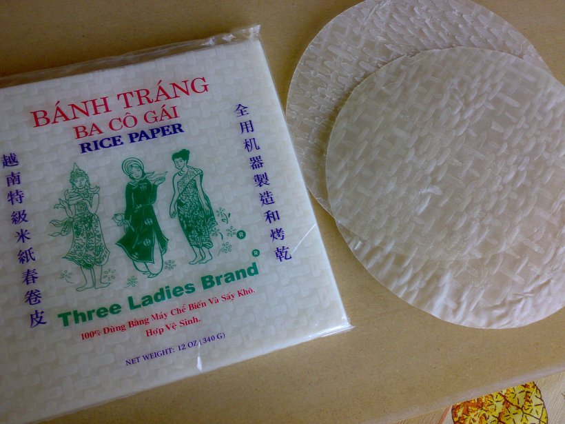 We can thing of a few places we would love to shove these rice papers.